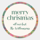 Recherche de salutations de noël autocollants Festif