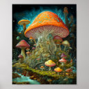Recherche de champignons magiques posters Psychédélique