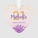 Recherche de pourpre de fleur ornements Pour elle