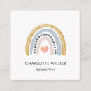 Recherche de carte babysitter visite cartes visite Aquarelle