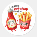 Recherche de ketchup autocollants Panier alimentaire