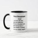 Recherche de hôtel tasses Réceptionniste d'hôtel