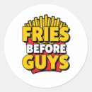 Recherche de frite autocollants Humour