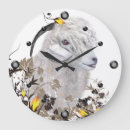 Recherche de peinture murale horloges Fleurs