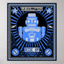 Recherche de robot vintage posters Cool