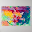 Recherche de chat hippie posters Animal