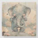 Recherche de savane dessous de verres Aquarelle