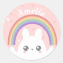 Recherche de dessin de lapin autocollants Mignon