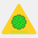 Recherche de fleurs triangle autocollants Vert