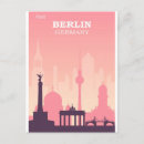 Recherche de berlin skyline cartes postales Illustration