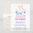 Recherche de de patinage anniversaire invitations Mignon