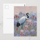 Recherche de aquarelle japonaise cartes postales Grue