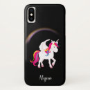 Recherche de licorne noire iphone coques Arc en ciel