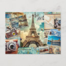 Recherche de paris collage cartes postales France