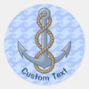 Recherche de noeud de corde autocollants Bleu
