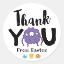 Recherche de monstres autocollants D'anniversaire monster