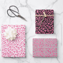 Recherche de léopard rose papier cadeau Glacer