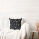 Recherche de noir blanc floral coussins Chic