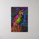 Recherche de oiseau abstrait posters Psychédélique