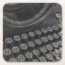 Recherche de machine à écrire dessous de verres Écrivain