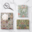Recherche de motif floral papier cadeau William morris
