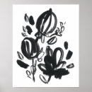 Recherche de fleurs noires et blanches posters Botanique