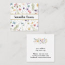 Recherche de belles fleurs cartes visite Salon