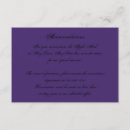 Recherche de halloween mariage accompagnement cartes Violet