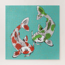 Recherche de carpe koi puzzles Poisson