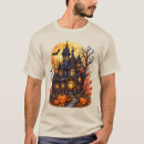 Recherche de château hanté tshirts Pleine lune