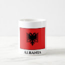 Recherche de drapeau albanais tasses Shqipëria