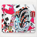 Recherche de carte jeu tapis souris Rouge