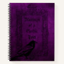 Recherche de style gothique carnets Violet