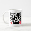 Recherche de chemise drôle de café tasses Amoureux des chiens