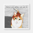 Recherche de chat de gingembre magnets Tabby