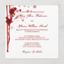 Recherche de de sang mariage invitations Rouge