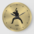Recherche de baseball horloges Monogramme
