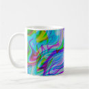 Recherche de marbre bleu tasses Abstrait