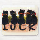 Recherche de chats vintages tapis souris Noir