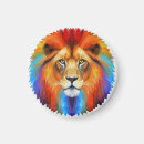Recherche de tête de lion magnets Faune