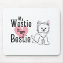 Recherche de chien westie tapis souris Terrier