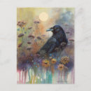 Recherche de animal gothique cartes postales Corneille