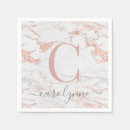 Recherche de marbre serviettes Monogramme