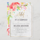 Recherche de shhh surprise invitations Fleurs d'aquarelle