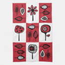 Recherche de rouge et blanc cuisine linges Feuille