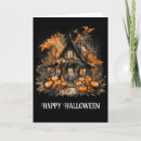 Recherche de halloween cartes halloween Maison hantée