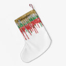 Recherche de paillettes chaussette de noël Glamour