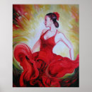 Recherche de danse flamenco posters Rouge