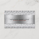 Recherche de argent blanc cartes visite Simple