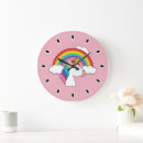 Recherche de licorne rose horloges Conte de fées